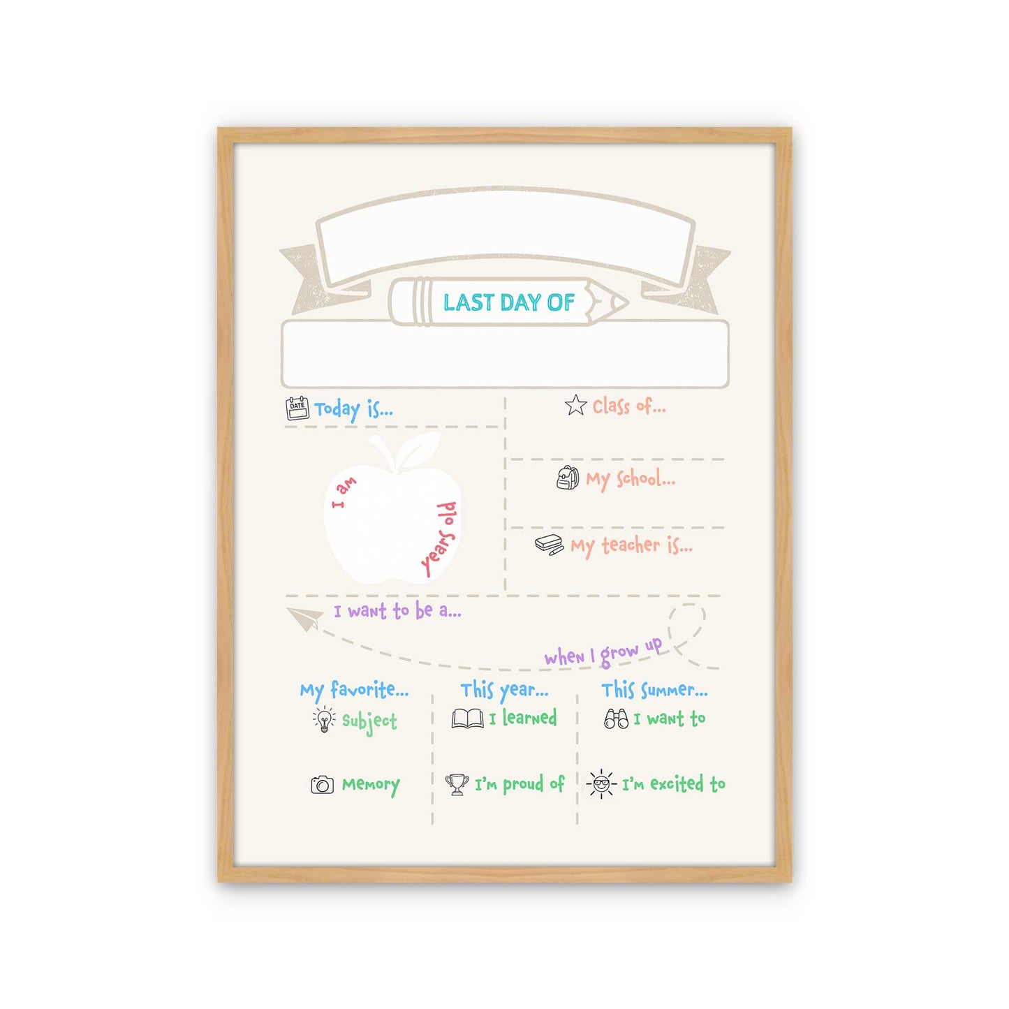 [Color:American Maple], Picture of art in a American Maple frame