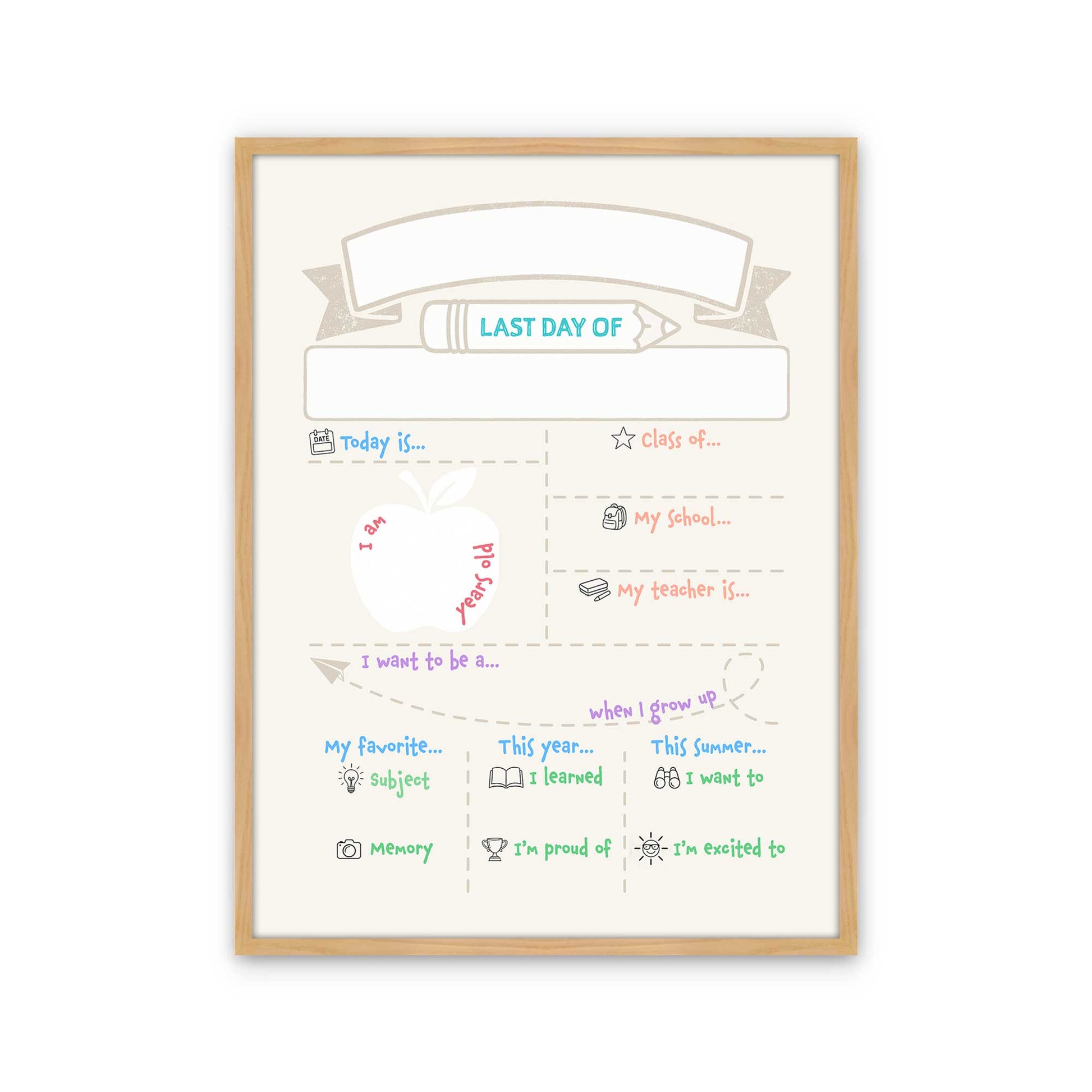 [Color:American Maple], Picture of art in a American Maple frame