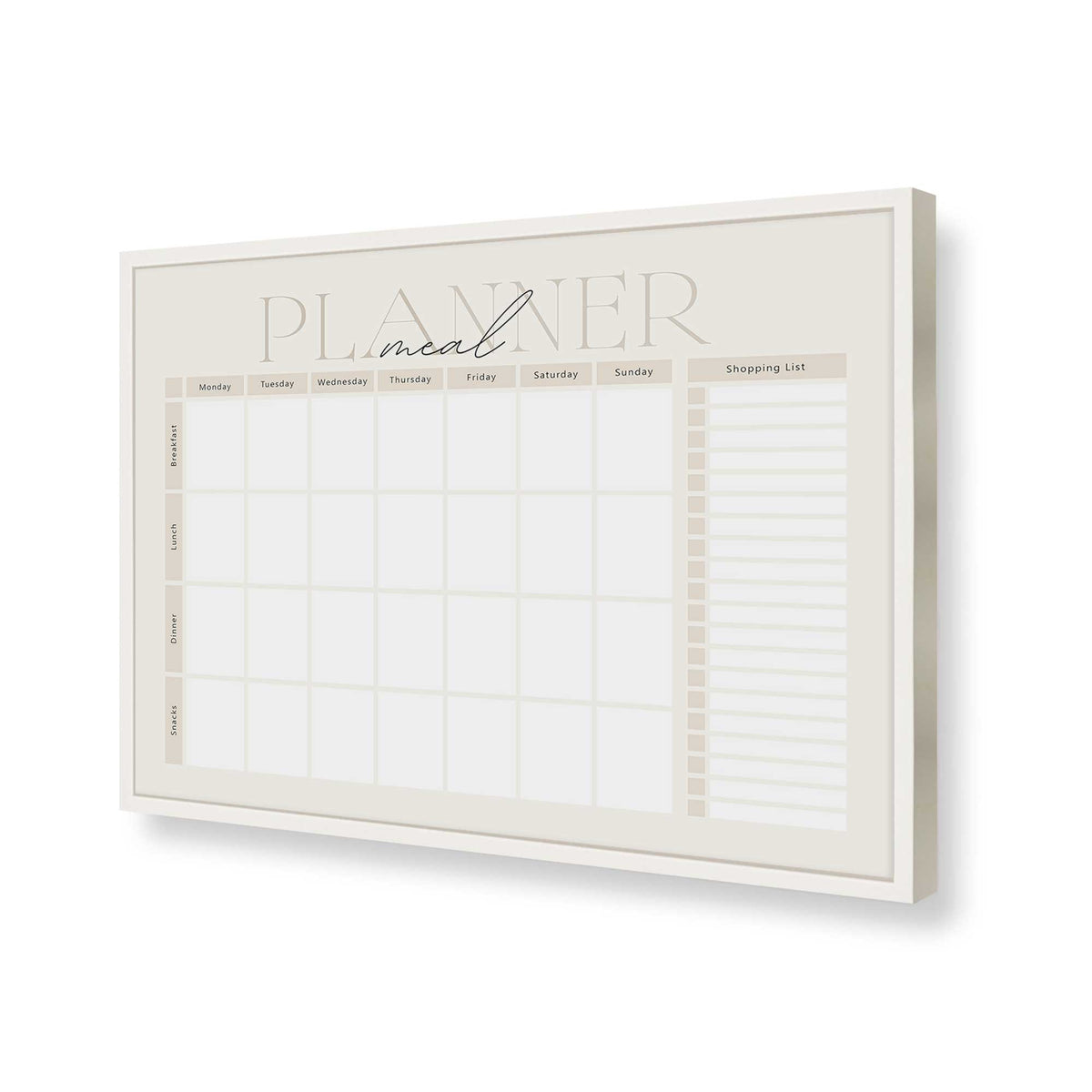 [Color:Opaque White], Picture of art in a Opaque White frame of the corner