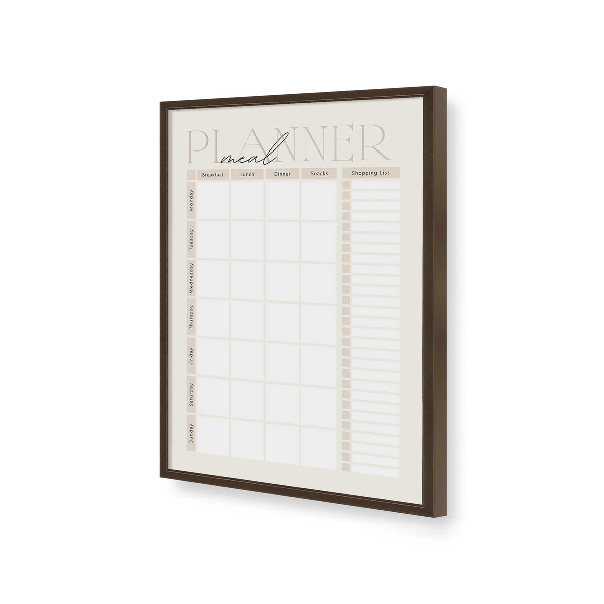 [Color:Belvinder Brown], Picture of art in a Belvinder Brown frame of the corner