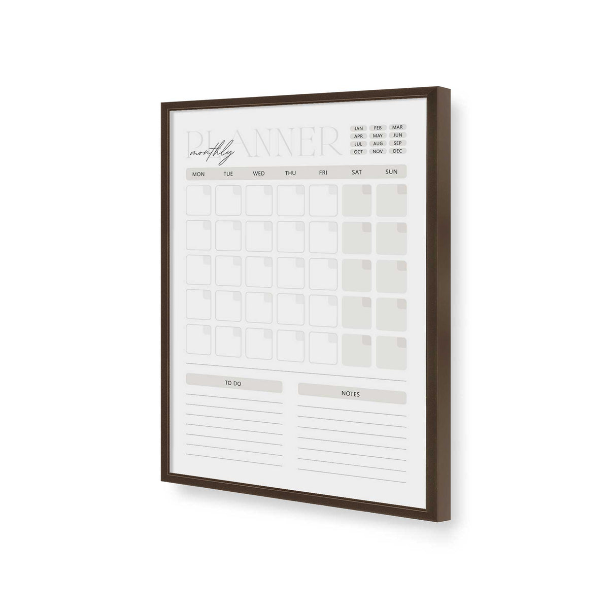 [Color:Belvinder Brown], Picture of art in a Belvinder Brown frame of the corner