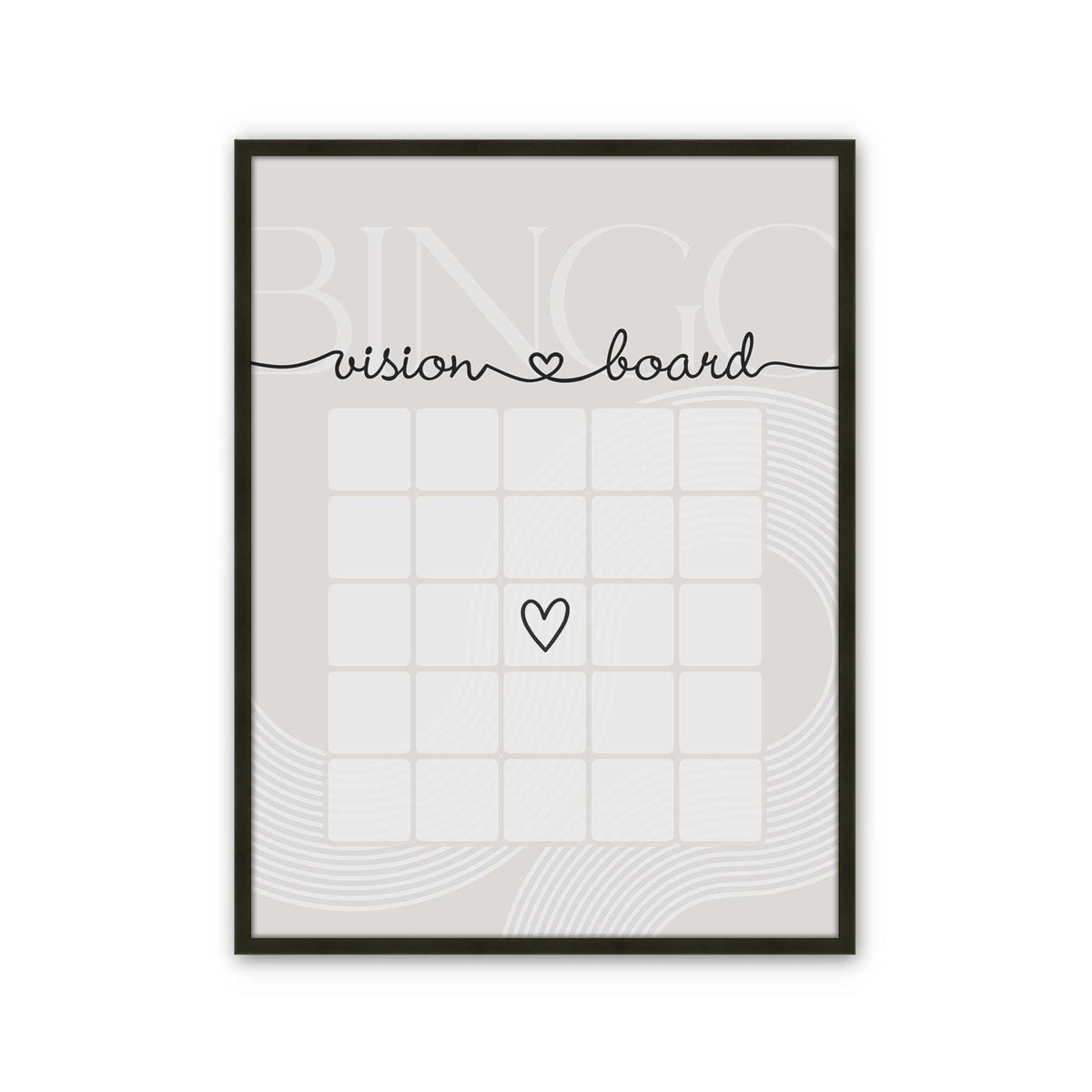 [Color:Satin Black], Picture of art in a Satin Black frame