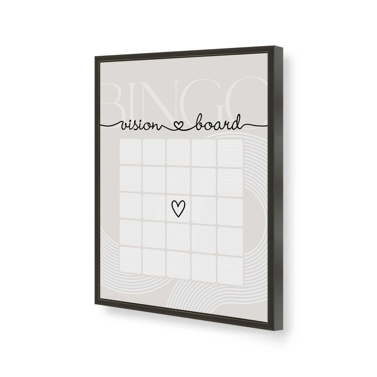 [Color:Satin Black], Picture of art in a Satin Black frame of the corner