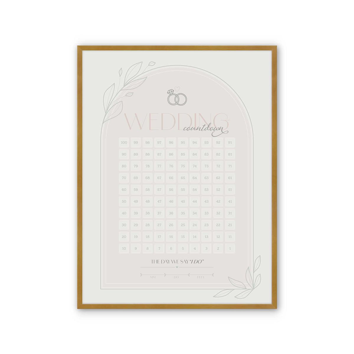 [Color:Polished Gold], Picture of art in a Polished Gold frame