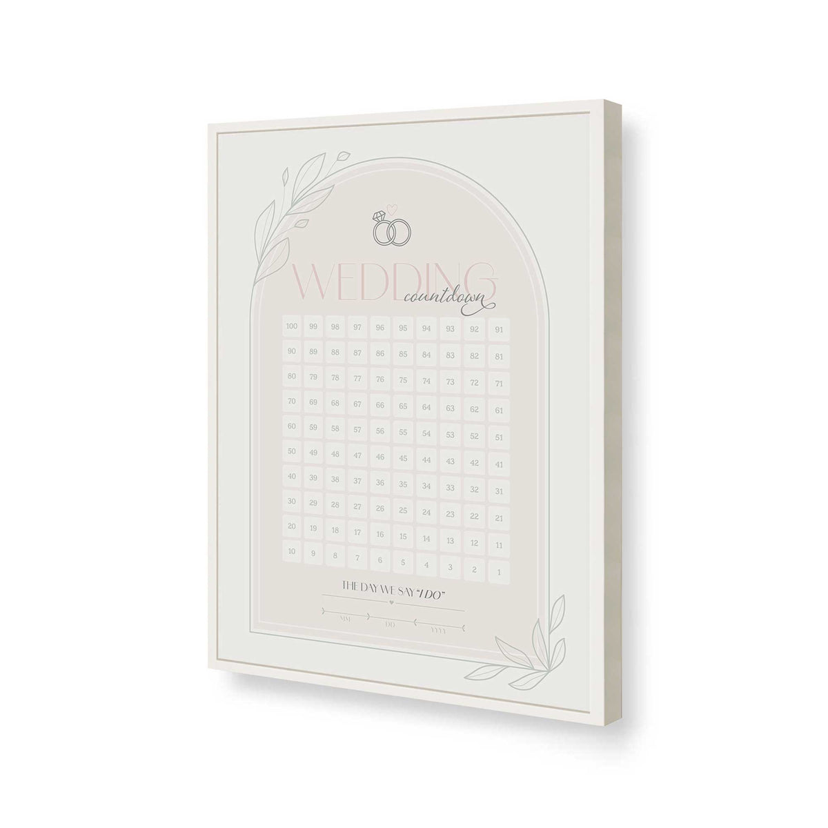 [Color:Opaque White], Picture of art in a Opaque White frame of the corner