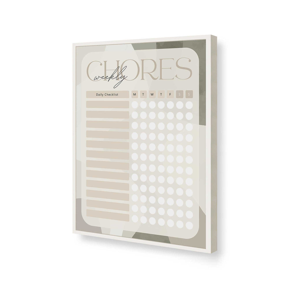 [Color:Opaque White], Picture of art in a Opaque White frame of the corner