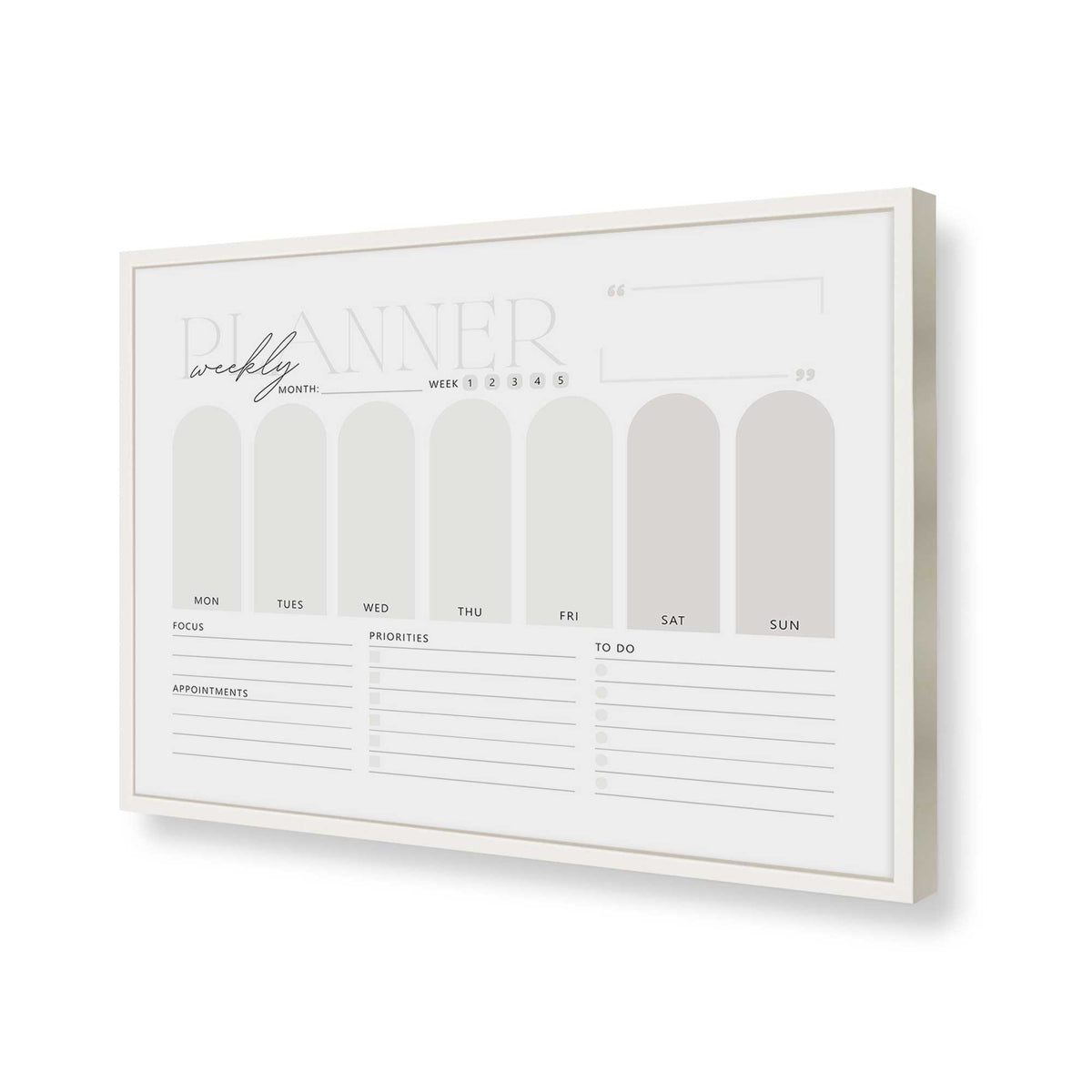 [Color:Opaque White], Picture of art in a Opaque White frame of the corner