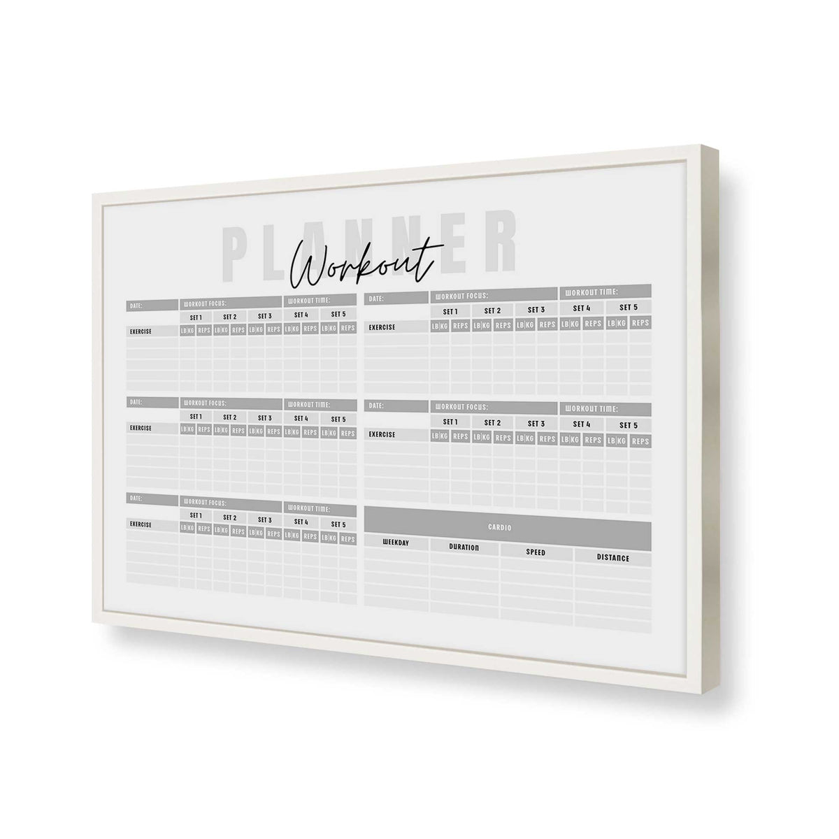 [Color:Opaque White], Picture of art in a Opaque White frame of the corner