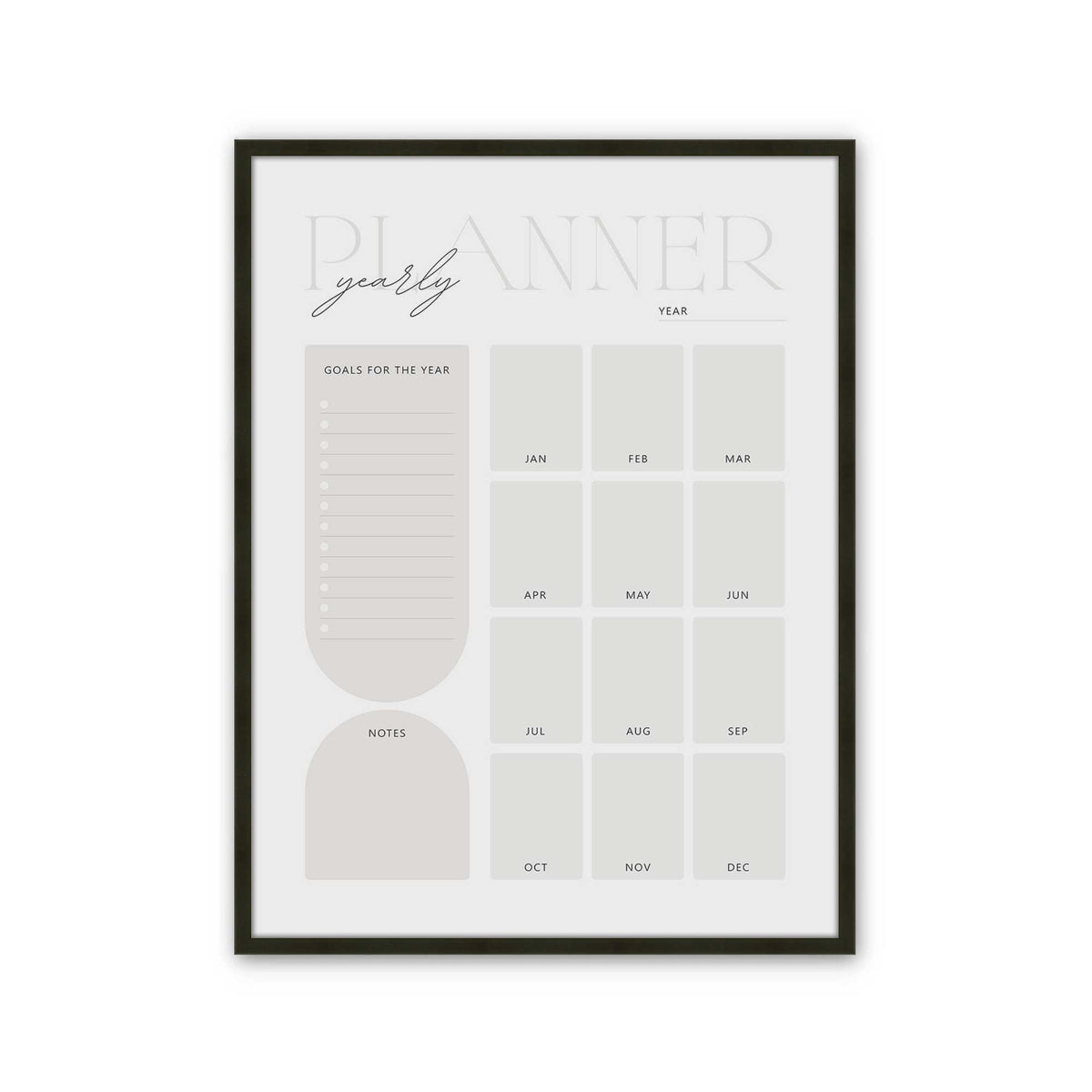 [Color:Satin Black], Picture of art in a Satin Black frame