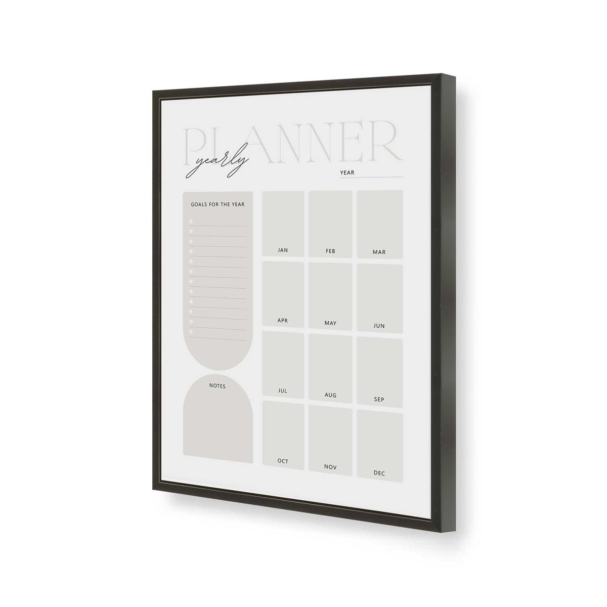 [Color:Satin Black], Picture of art in a Satin Black frame of the corner