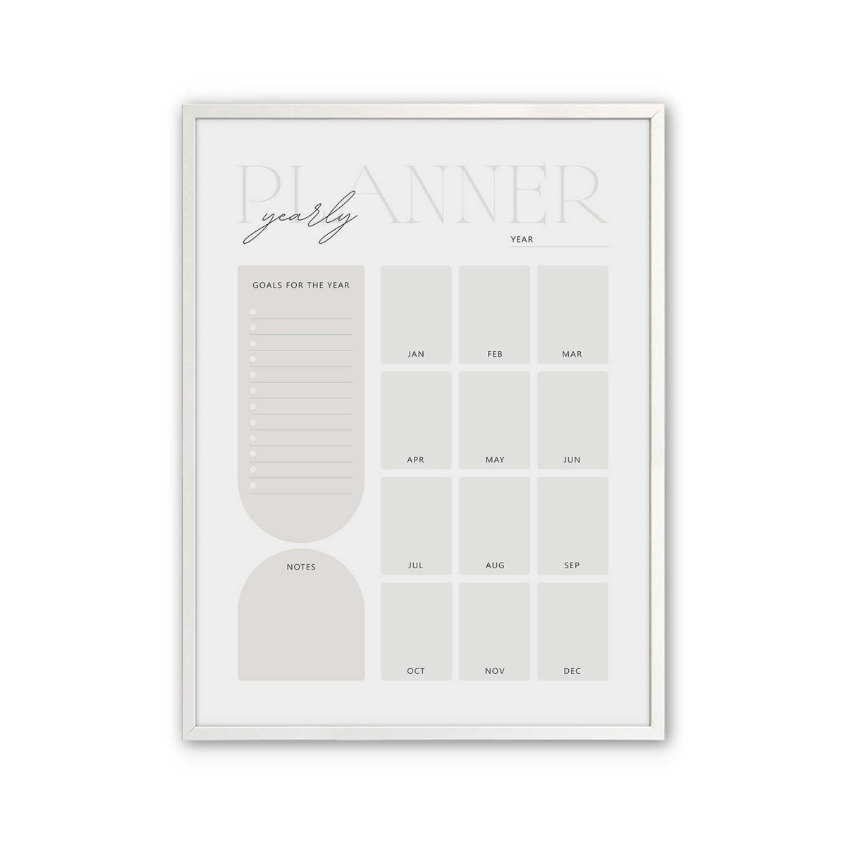 [Color:Opaque White], Picture of art in a Opaque White frame
