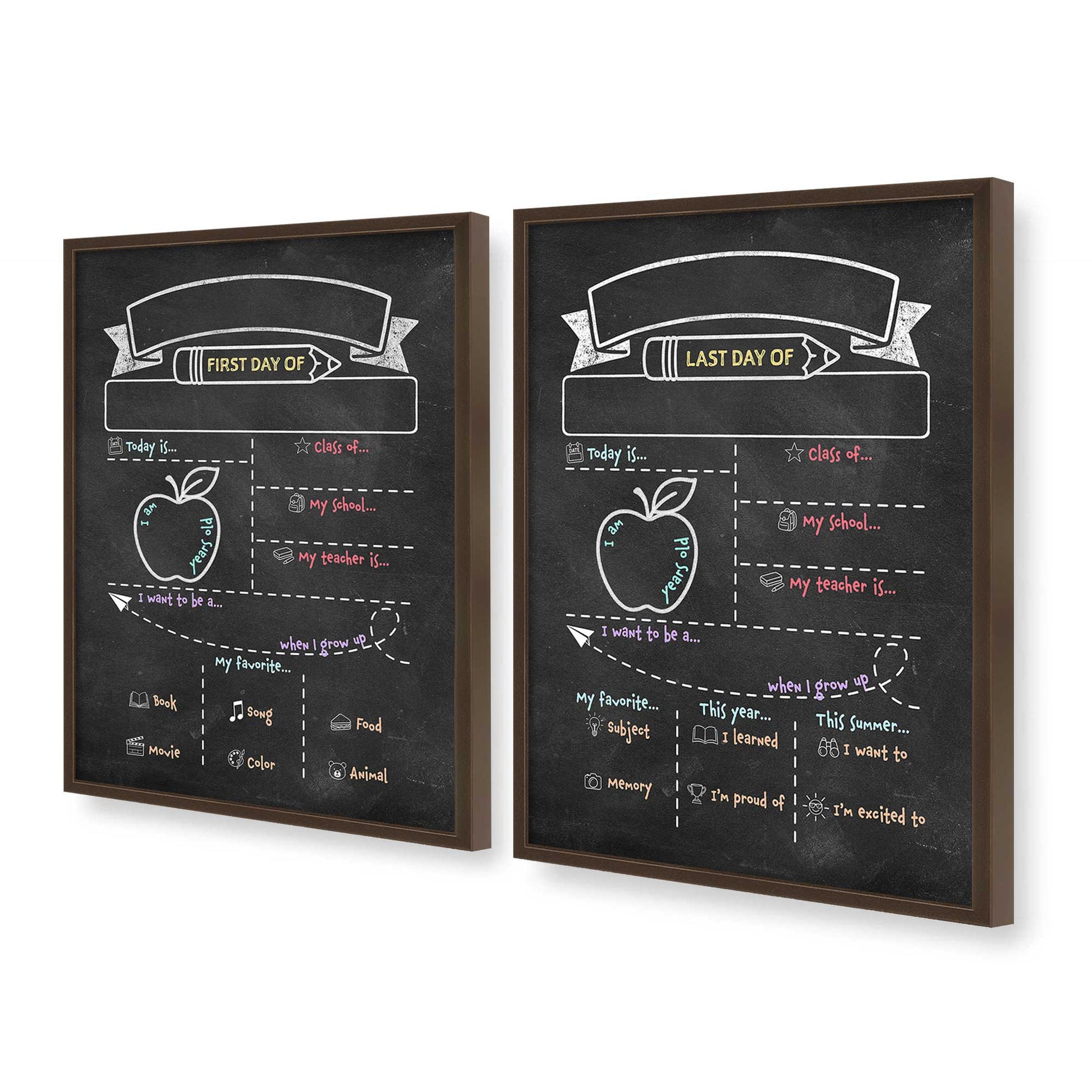 [Color:Belvinder Brown], Picture of art in a Belvinder Brown frame at an angle