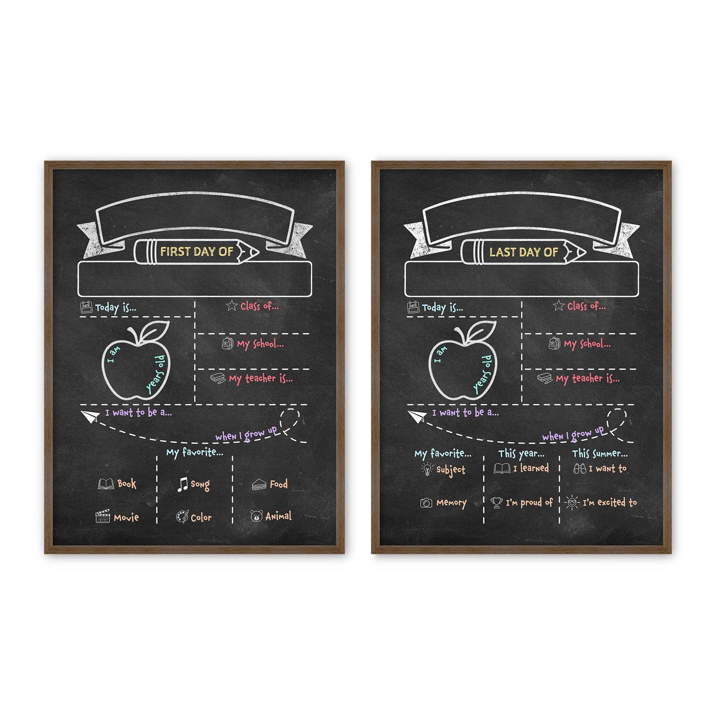 [Color:Walnut], Picture of art in a Walnut frame