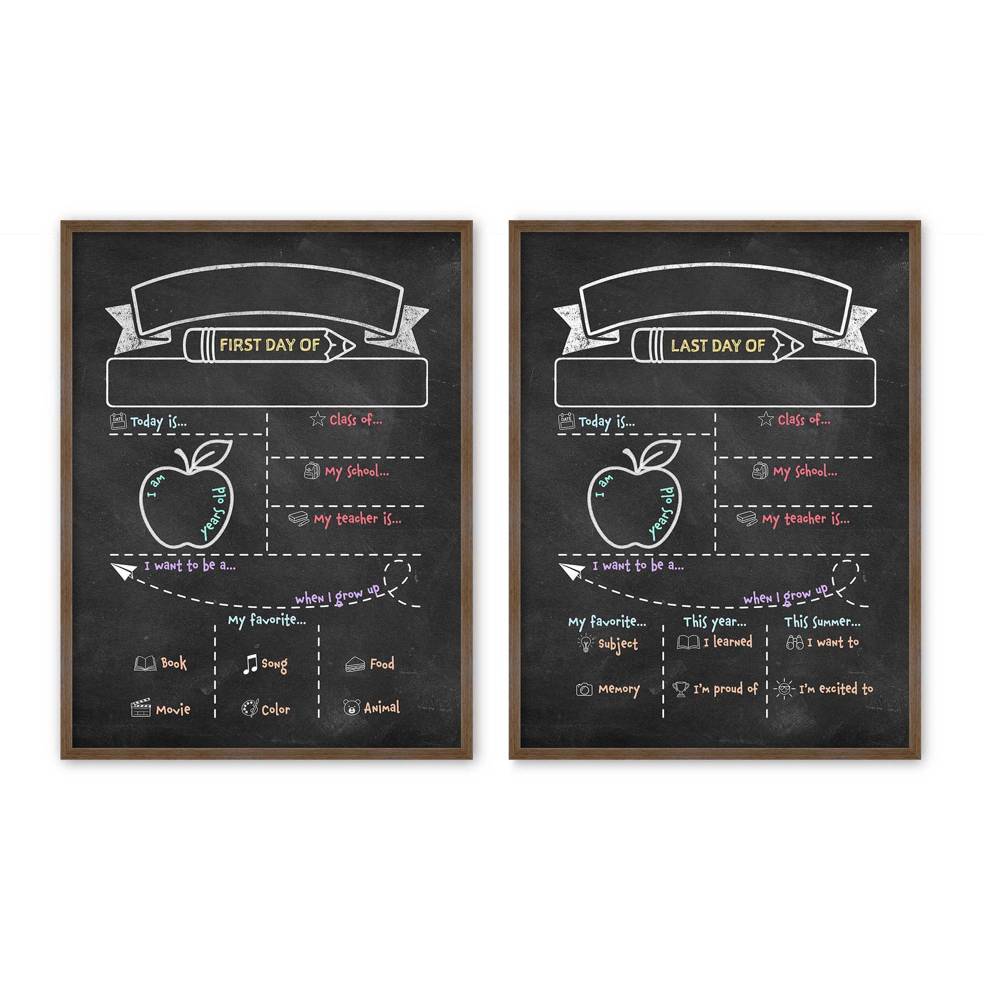 [Color:Walnut], Picture of art in a Walnut frame