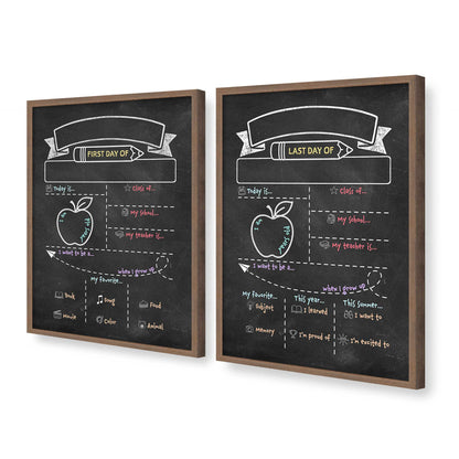 [Color:Walnut], Picture of art in a Walnut frame at an angle