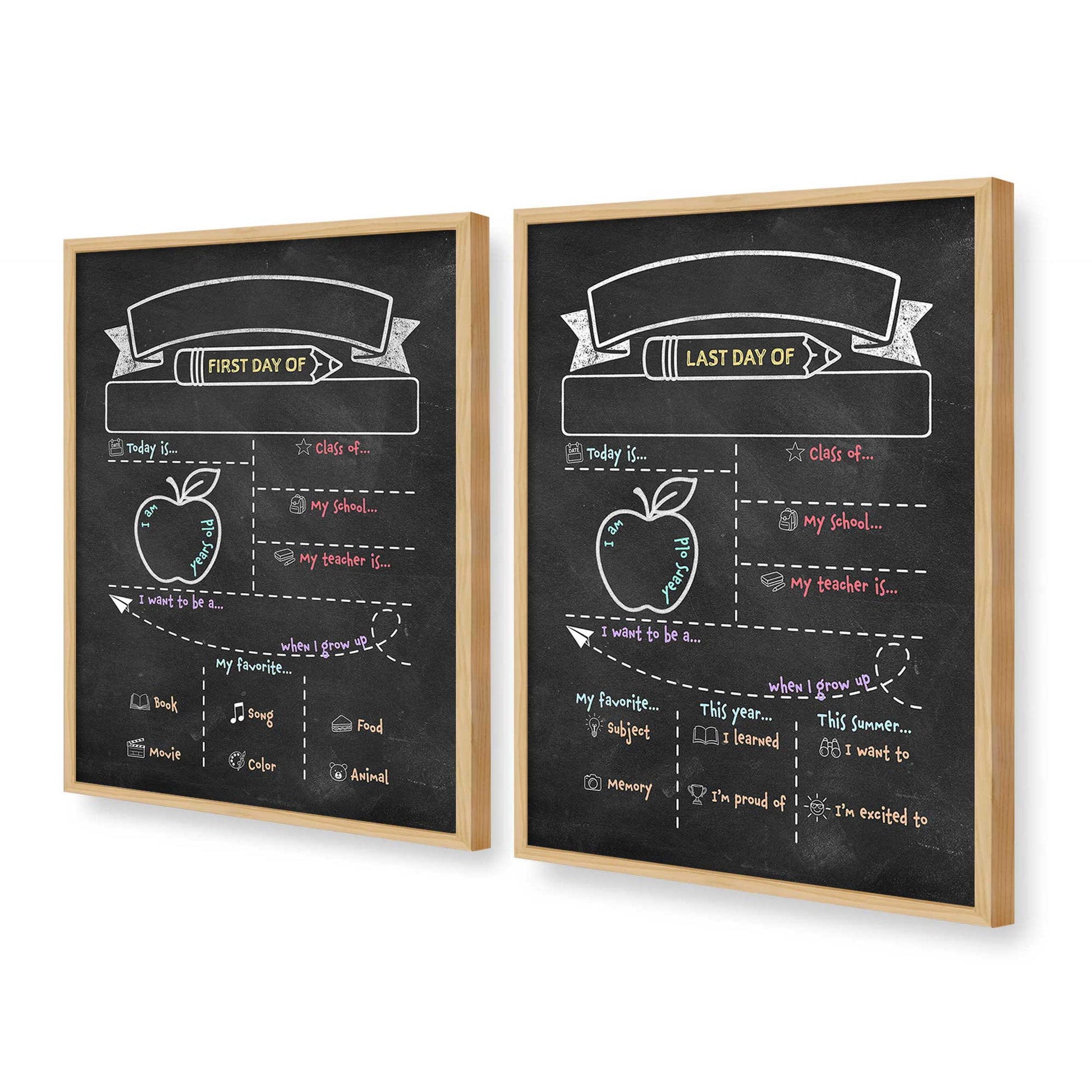 [Color:American Maple], Picture of art in a American Maple frame at an angle