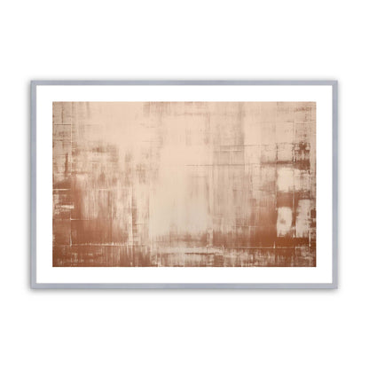 Soft Earth Brushstrokes Art Print, Set of 2