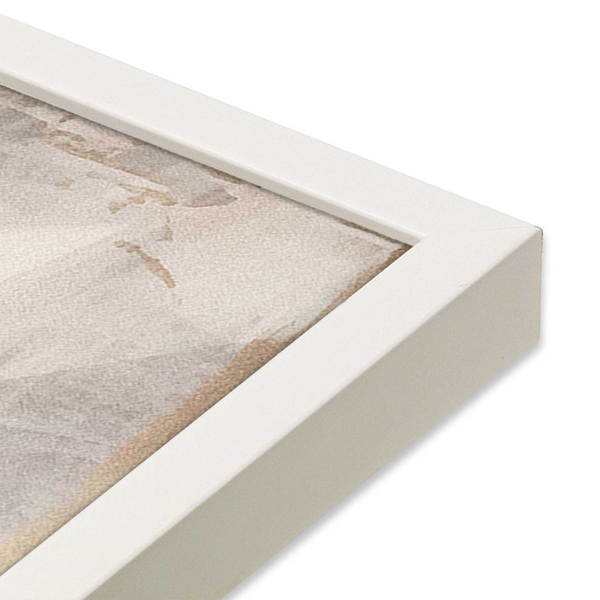 [Color:Opaque White], Picture of art in a Opaque White frame at an angle