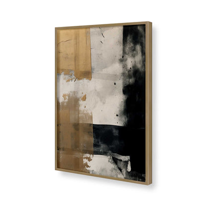 [Color:Brushed Gold], Picture of art in a Brushed Gold frame of the corner
