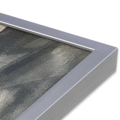 [Color:Polished Chrome], Picture of art in a Polished Chrome frame at an angle