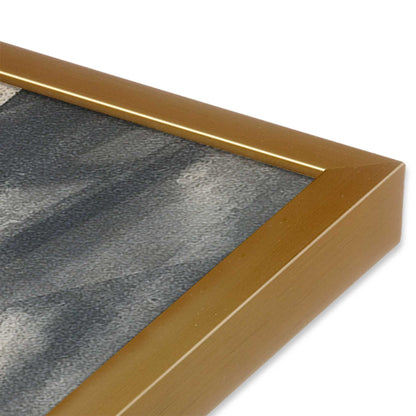 [Color:Polished Gold], Picture of art in a Polished Gold frame at an angle