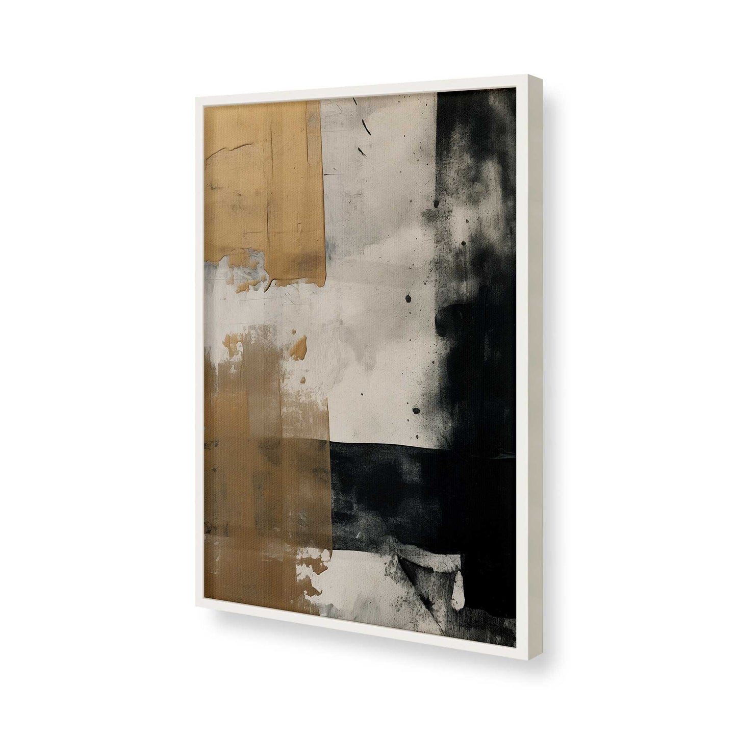 [Color:Opaque White], Picture of art in a Opaque White frame of the corner