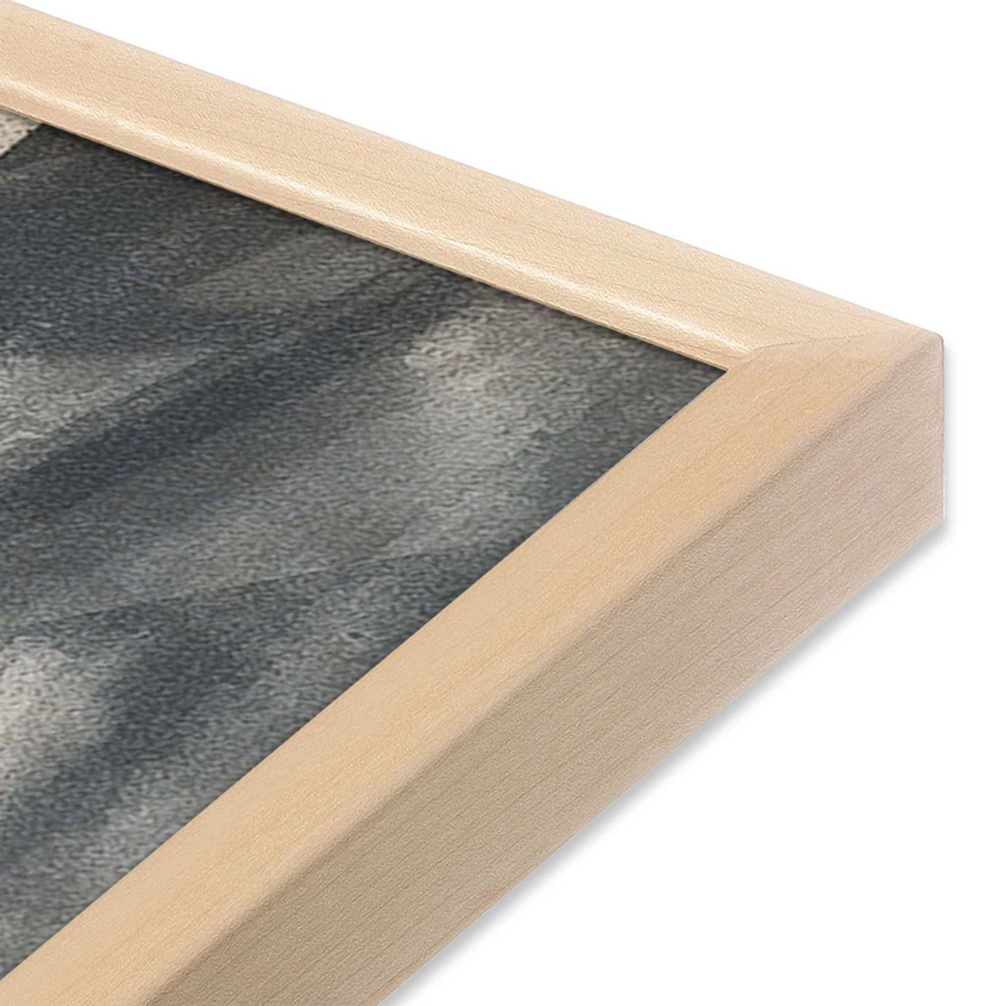 [Color:Raw Maple], Picture of art in a Raw Maple frame at an angle