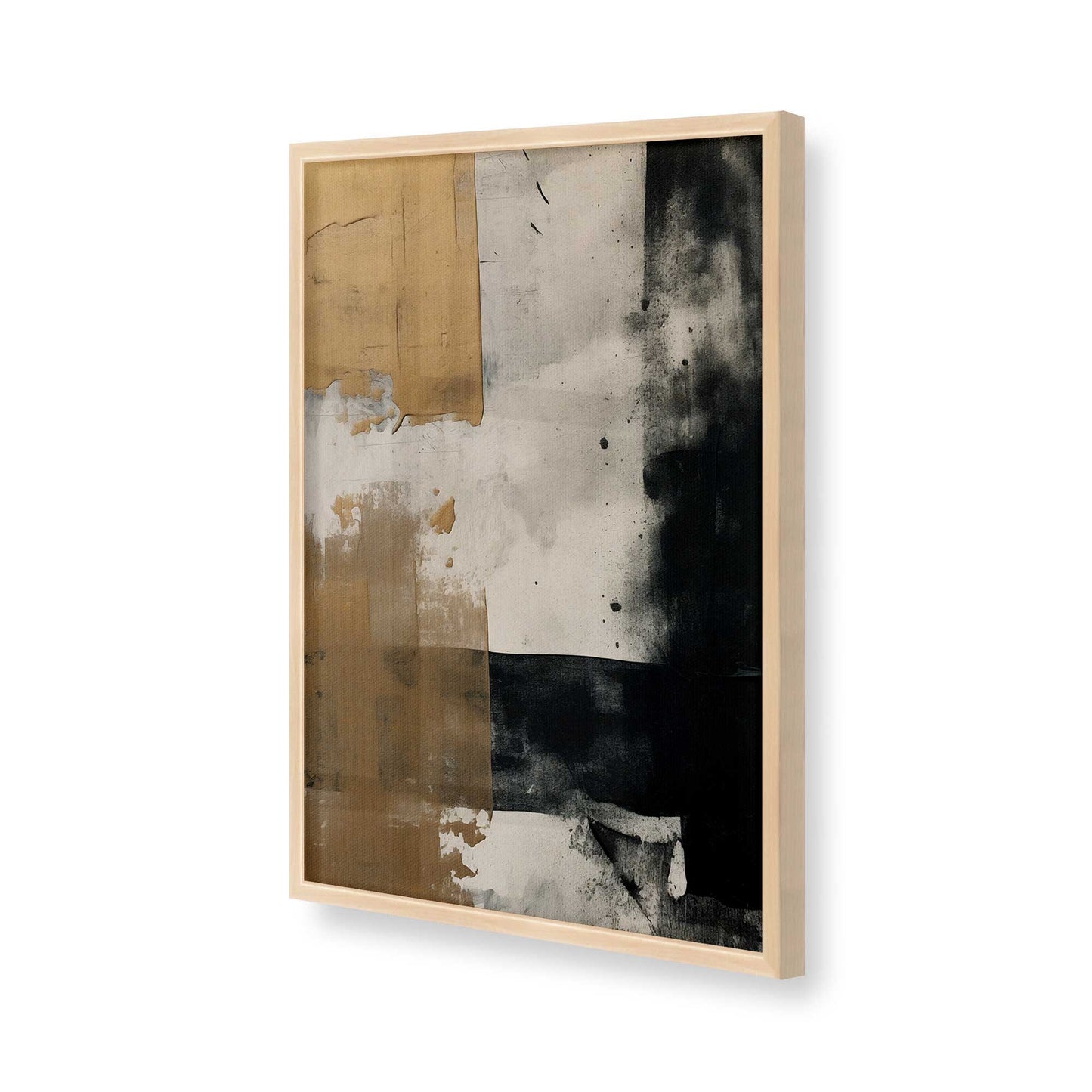 [Color:Raw Maple], Picture of art in a Raw Maple frame of the corner