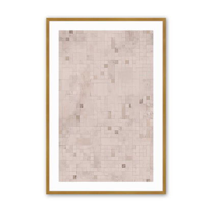 Subtle Mosaic Art Print, Set of 2