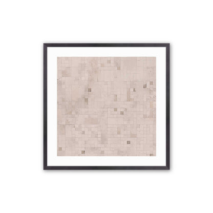 Subtle Gridscape Art Print, Set of 2