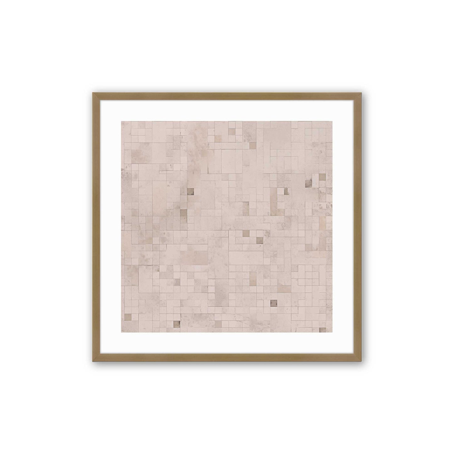 Subtle Gridscape Art Print, Set of 2