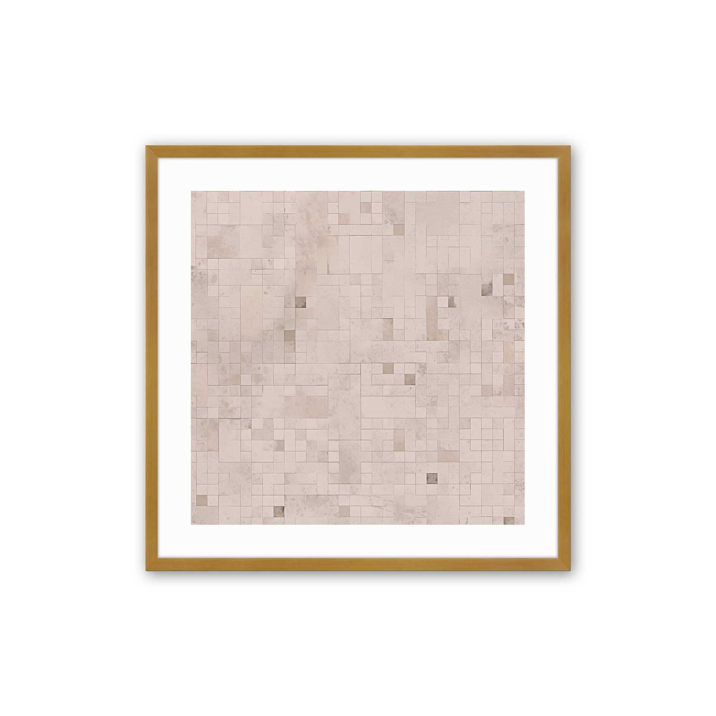 Subtle Gridscape Art Print, Set of 2