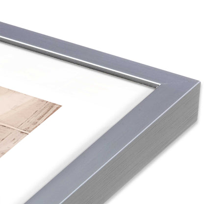 Beige Bliss Abstract Art Print, Set of 2