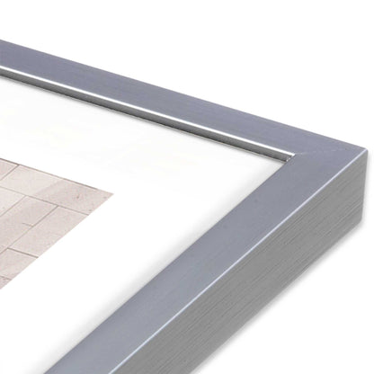 Subtle Gridscape Art Print, Set of 2