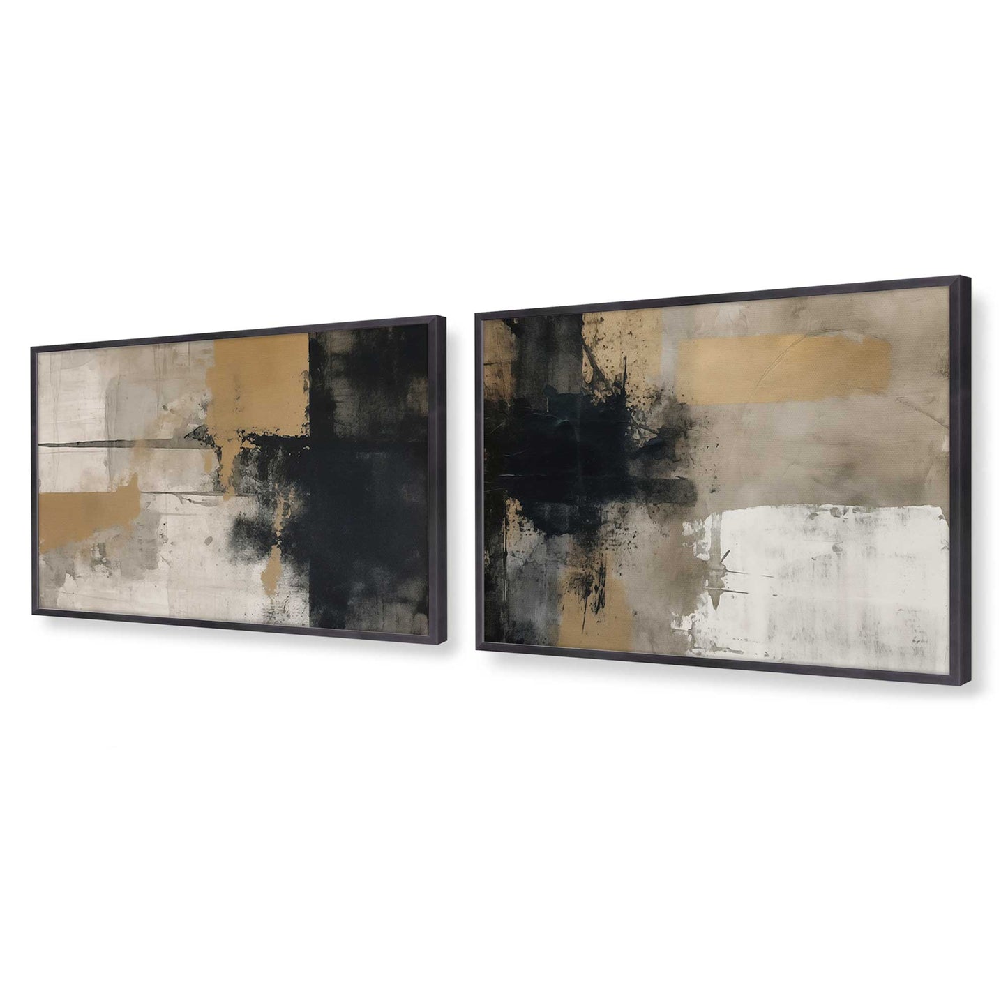 [Color:Weathered Zinc], Picture of art in a Weathered Zinc frame at an angle