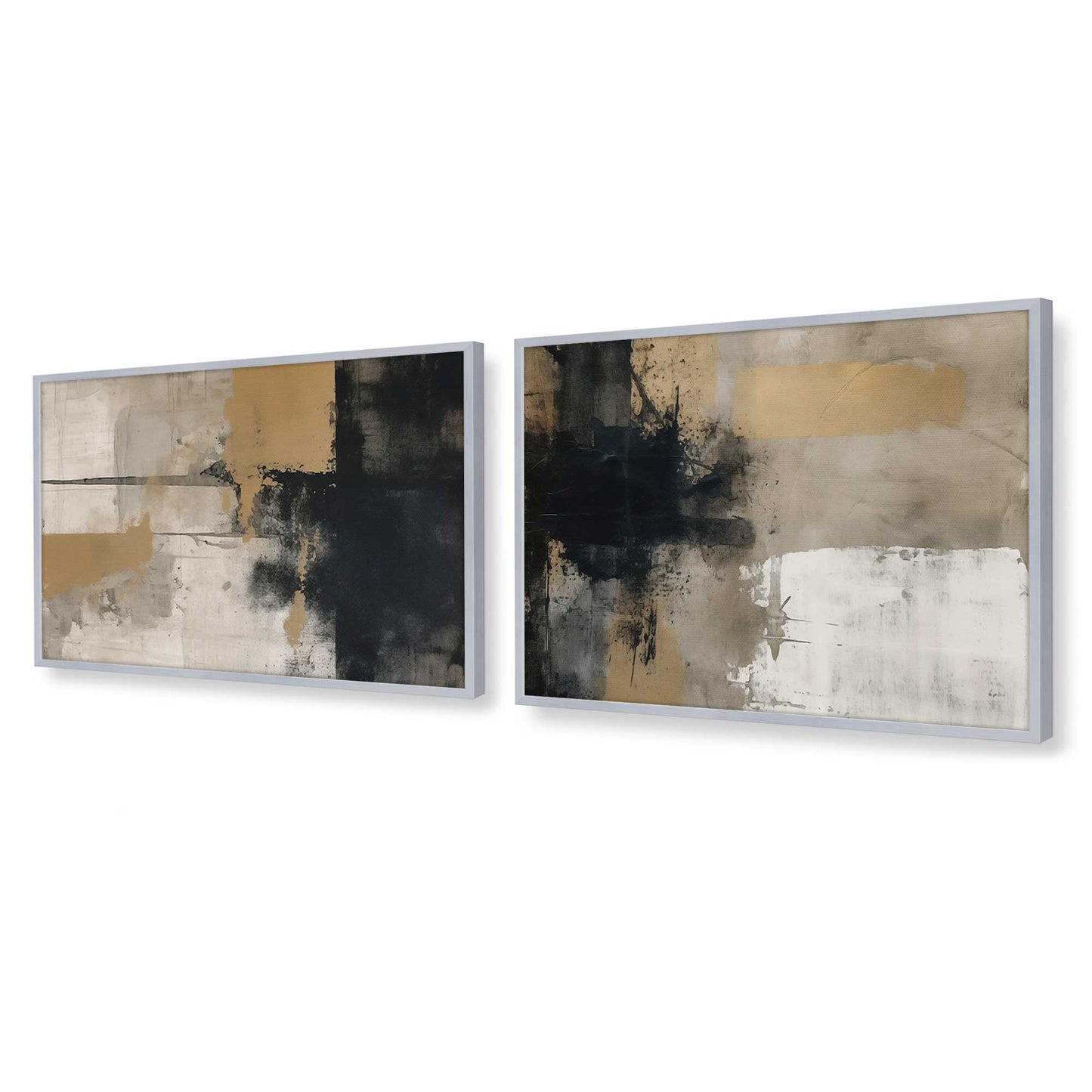 [Color:Polished Chrome], Picture of art in a Polished Chrome frame at an angle