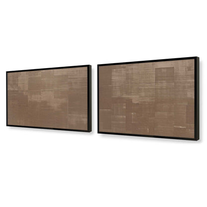 [Color:Satin Black], Picture of art in a Satin Black frame at an angle