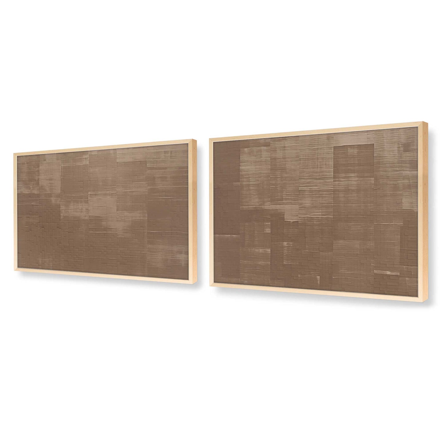 [Color:Raw Maple], Picture of art in a Raw Maple frame at an angle