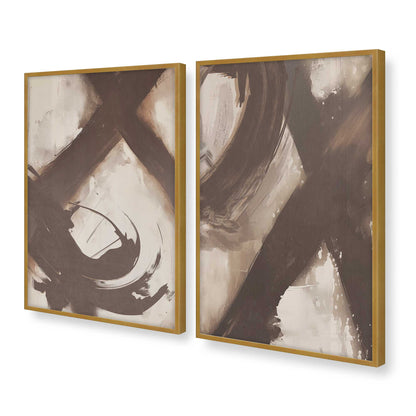 [Color:Polished Gold], Picture of art in a Polished Gold frame at an angle