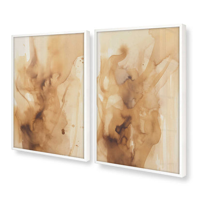 [Color:Opaque White], Picture of art in a Opaque White frame at an angle