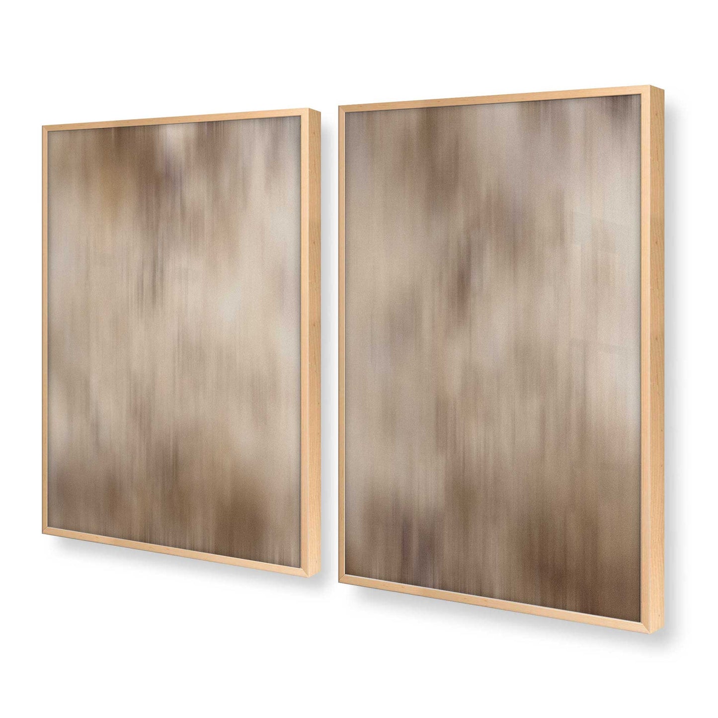 [Color:Raw Maple], Picture of art in a Raw Maple frame at an angle