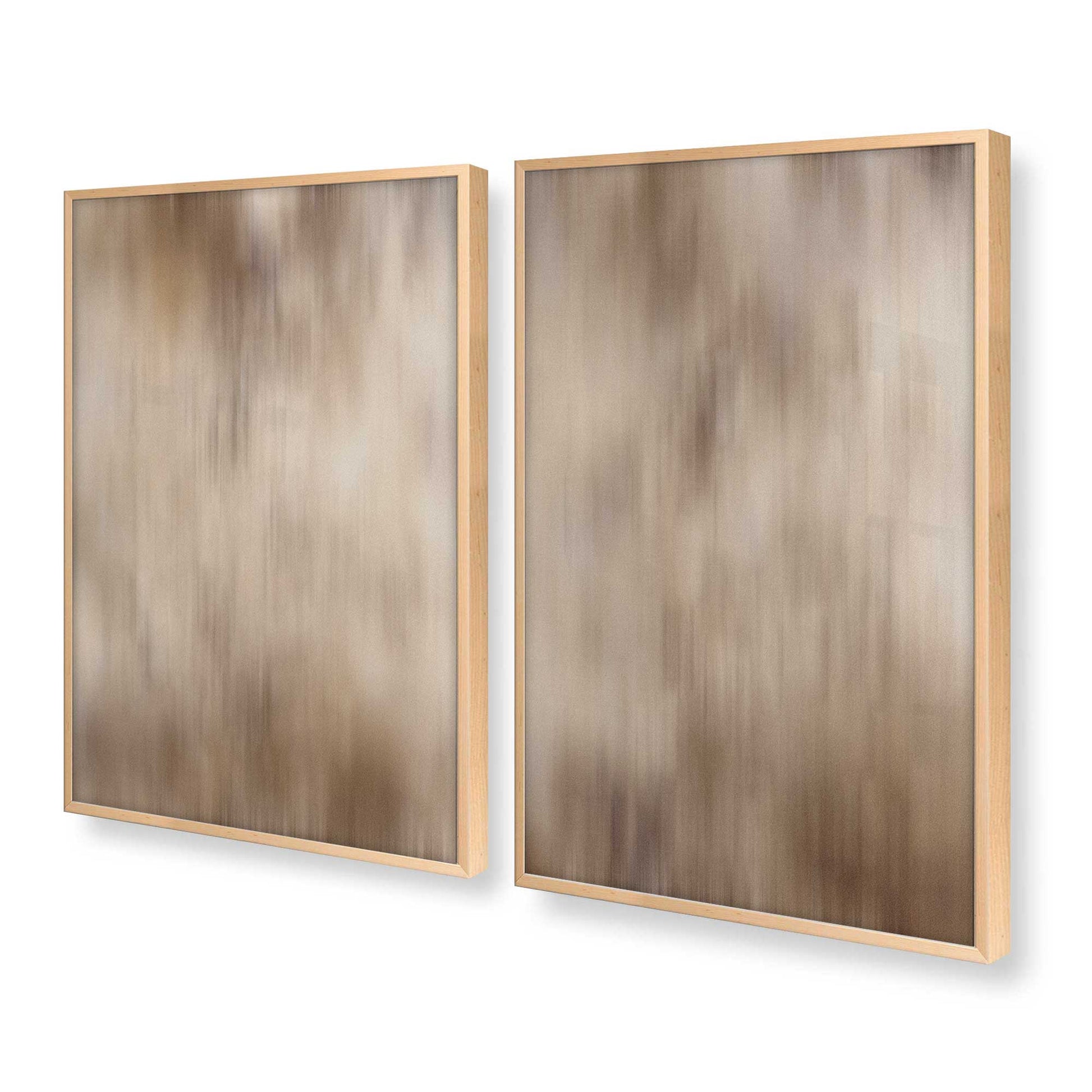 [Color:Raw Maple], Picture of art in a Raw Maple frame at an angle