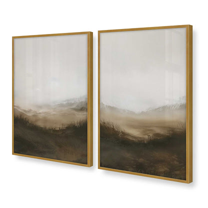 [Color:Polished Gold], Picture of art in a Polished Gold frame at an angle