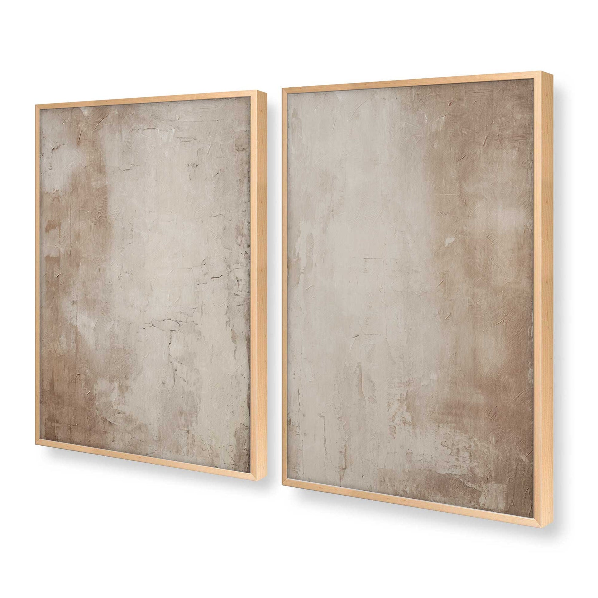 [Color:Raw Maple], Picture of art in a Raw Maple frame at an angle