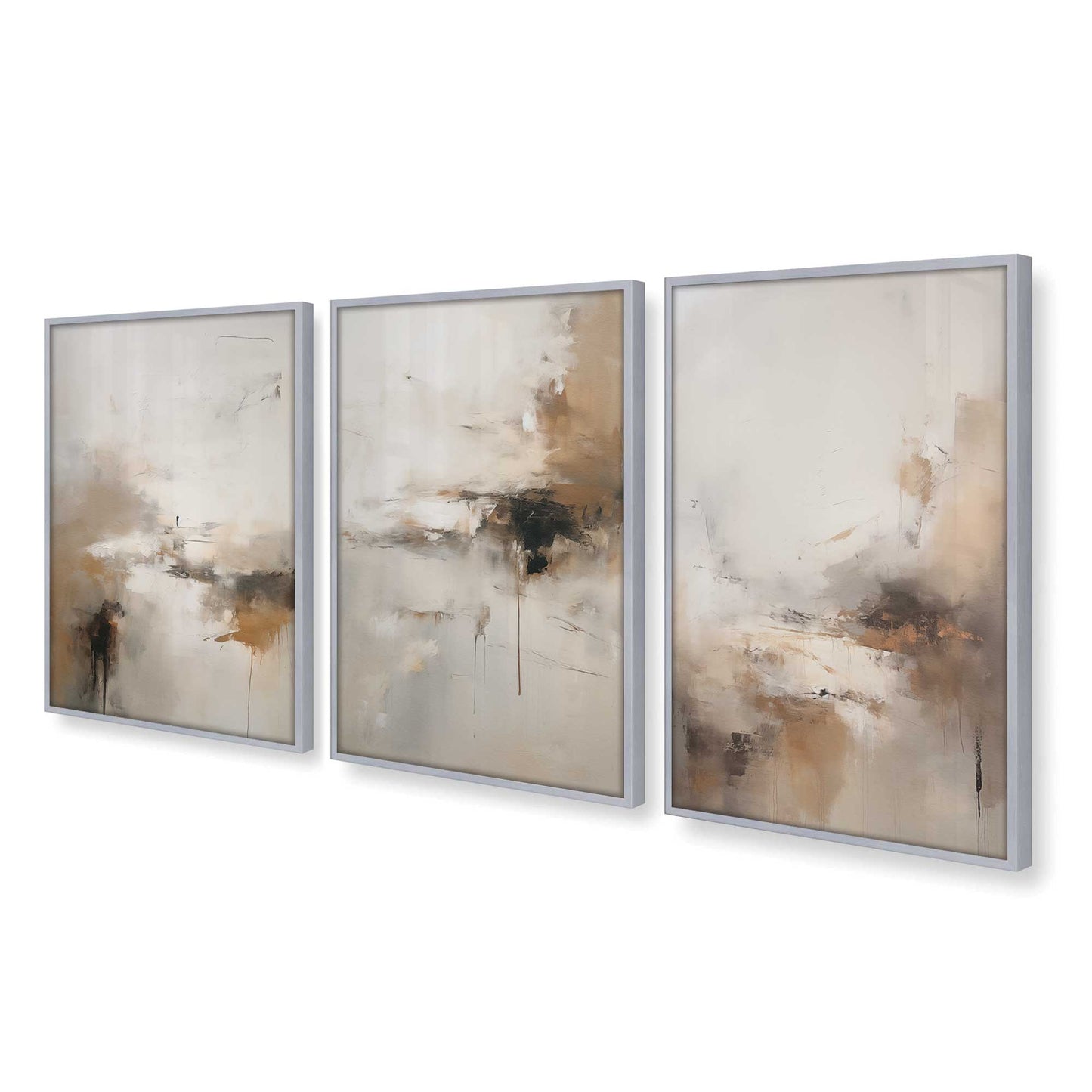 [Color:Polished Chrome], Picture of art in a Polished Chrome frame at an angle