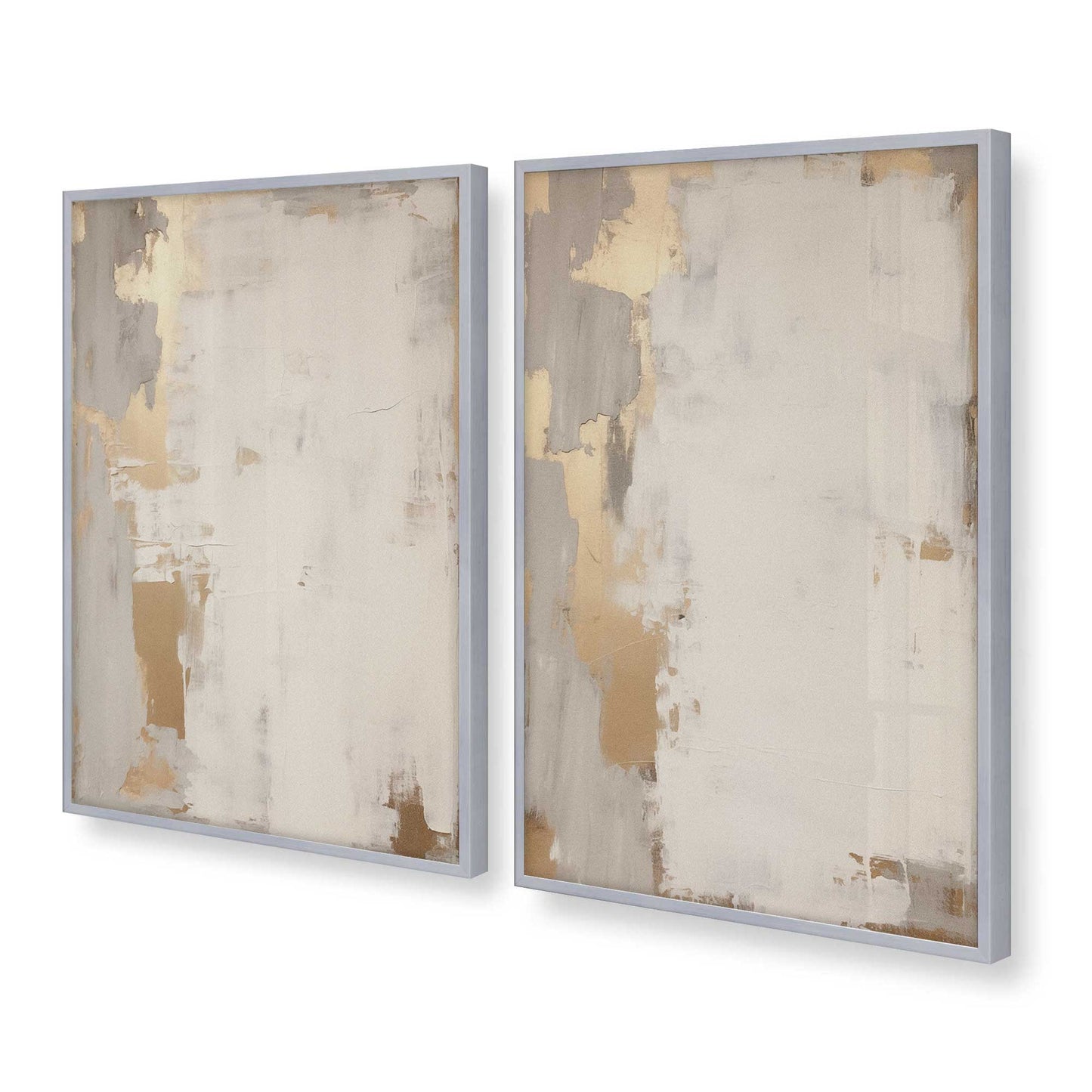 [Color:Polished Chrome], Picture of art in a Polished Chrome frame at an angle