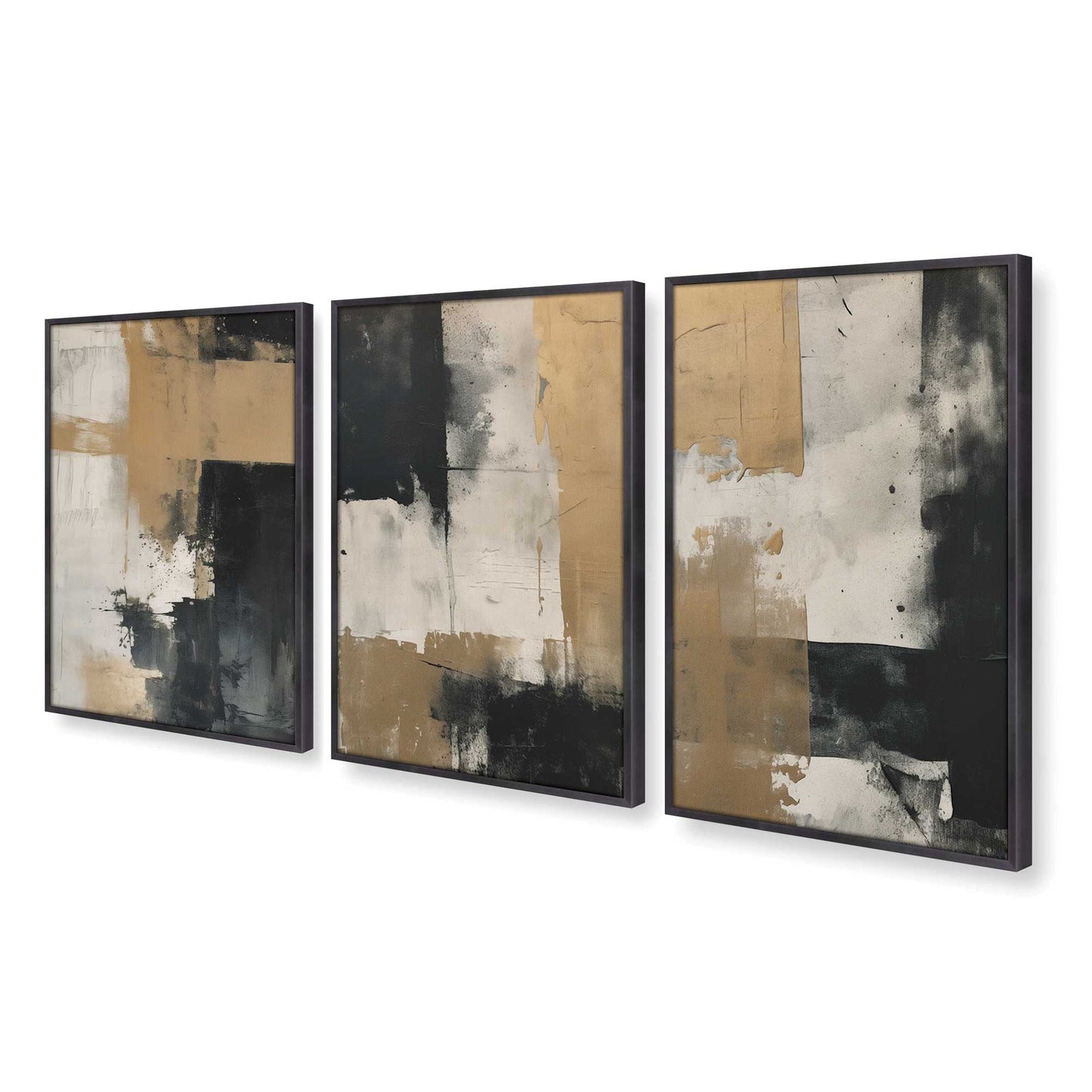 [Color:Weathered Zinc], Picture of art in a Weathered Zinc frame at an angle