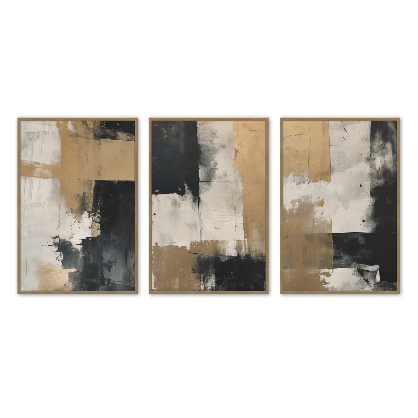 [Color:Brushed Gold], Picture of art in a Brushed Gold frame