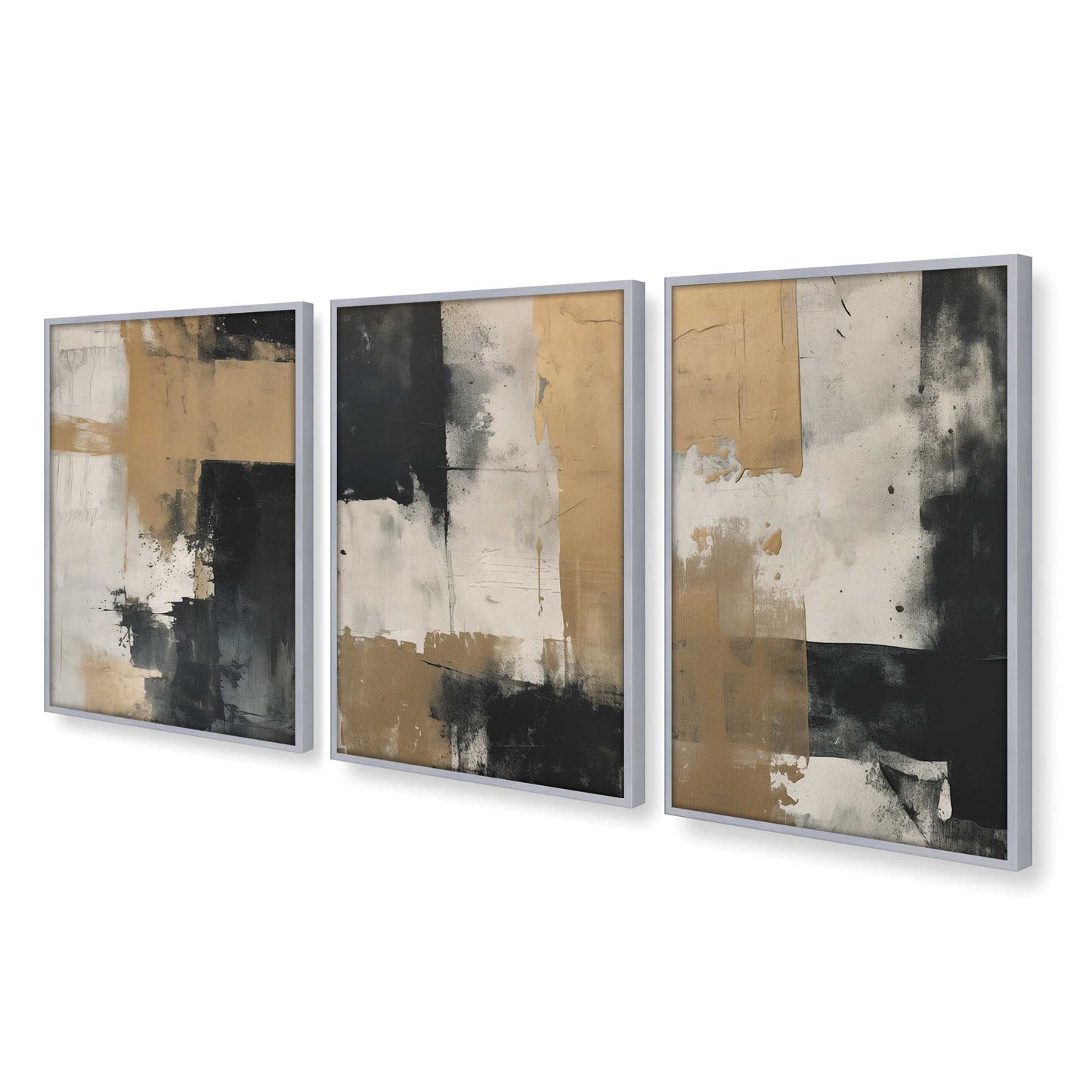 [Color:Polished Chrome], Picture of art in a Polished Chrome frame at an angle