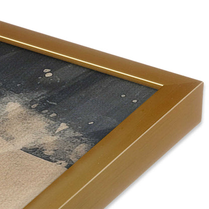 [Color:Polished Gold], Picture of art in a Polished Gold frame of the corner